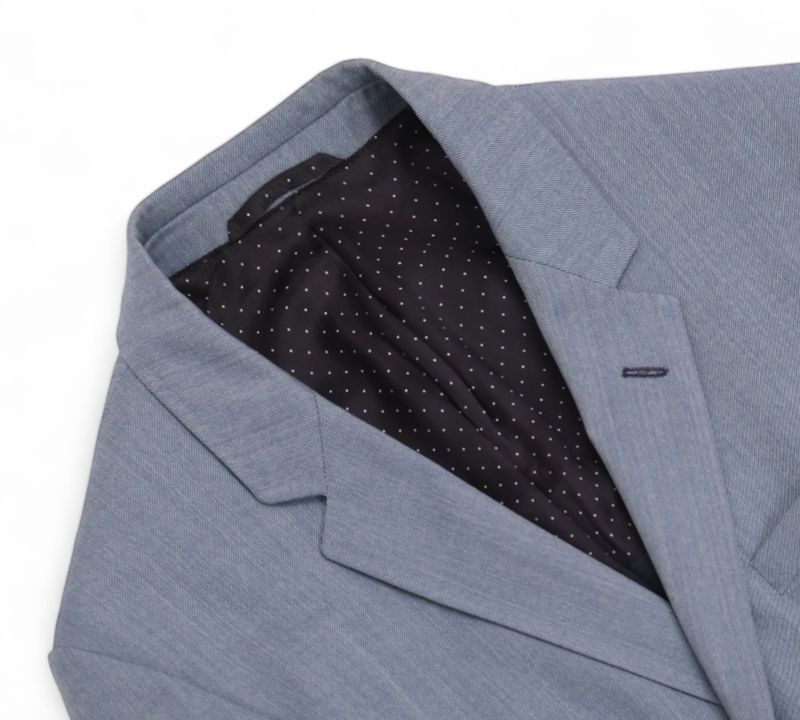 Light Blue Wool Sports Jacket