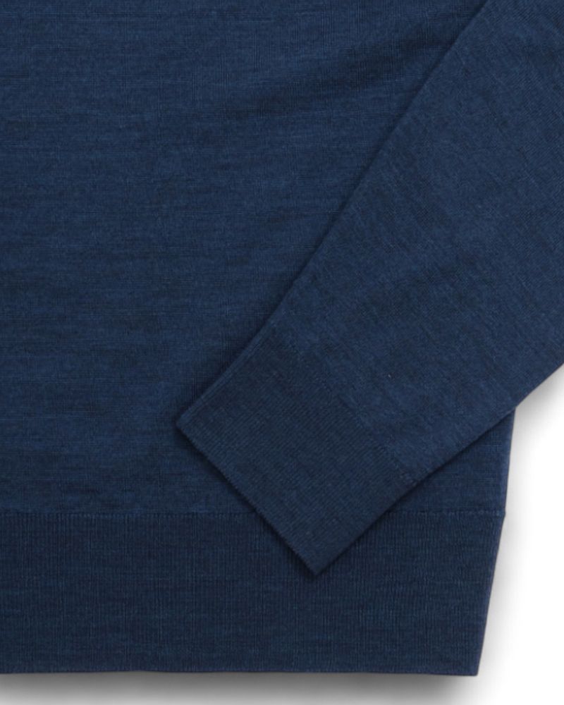 Midnight Blue Merino Rollneck