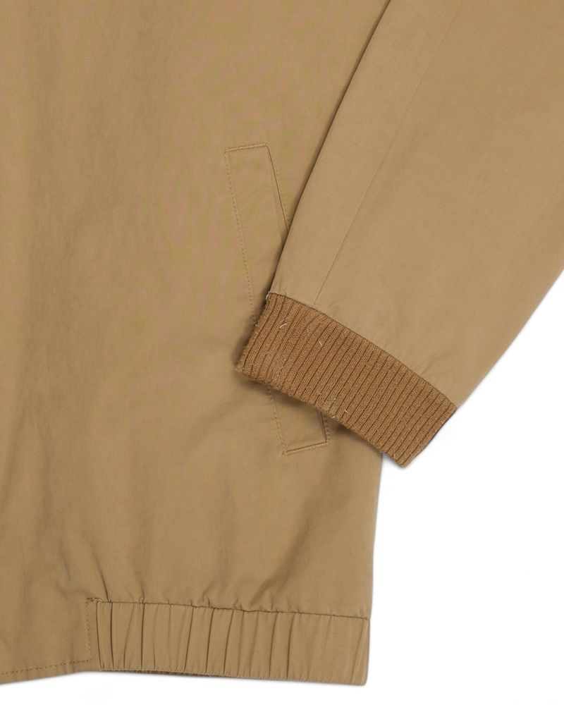 Khaki Cotton Harrington Jacket