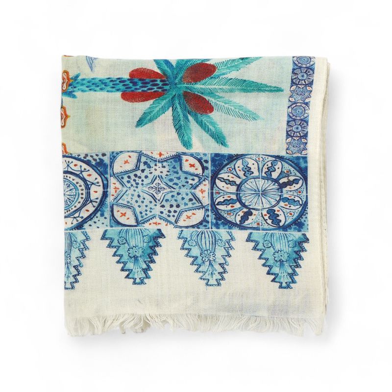Multicoloured Printed Scarf