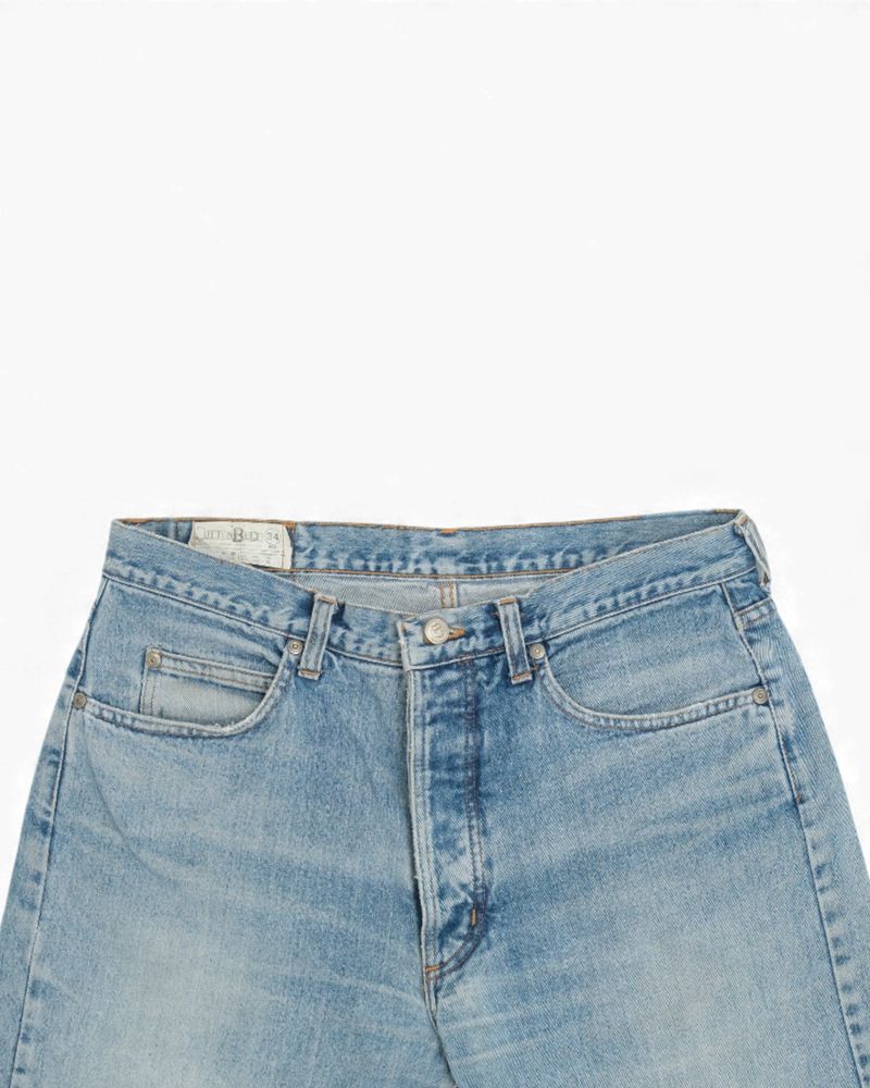 Light Blue High-Rise Denim Jeans