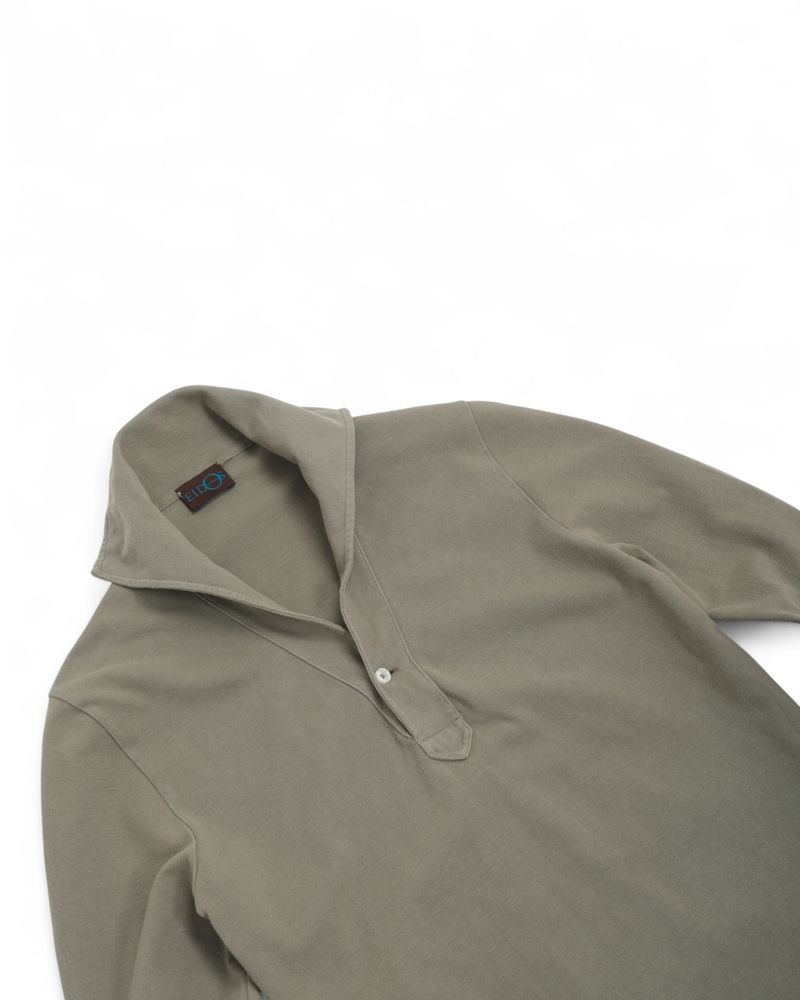Olive Cotton Lupo Polo