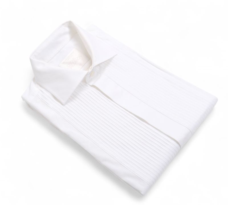 Off White Tuxedo Shirt