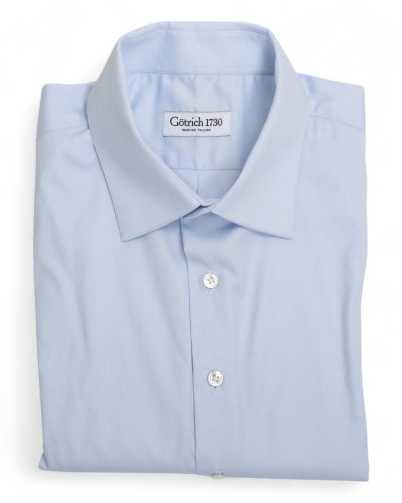 Light Blue Poplin Shirt