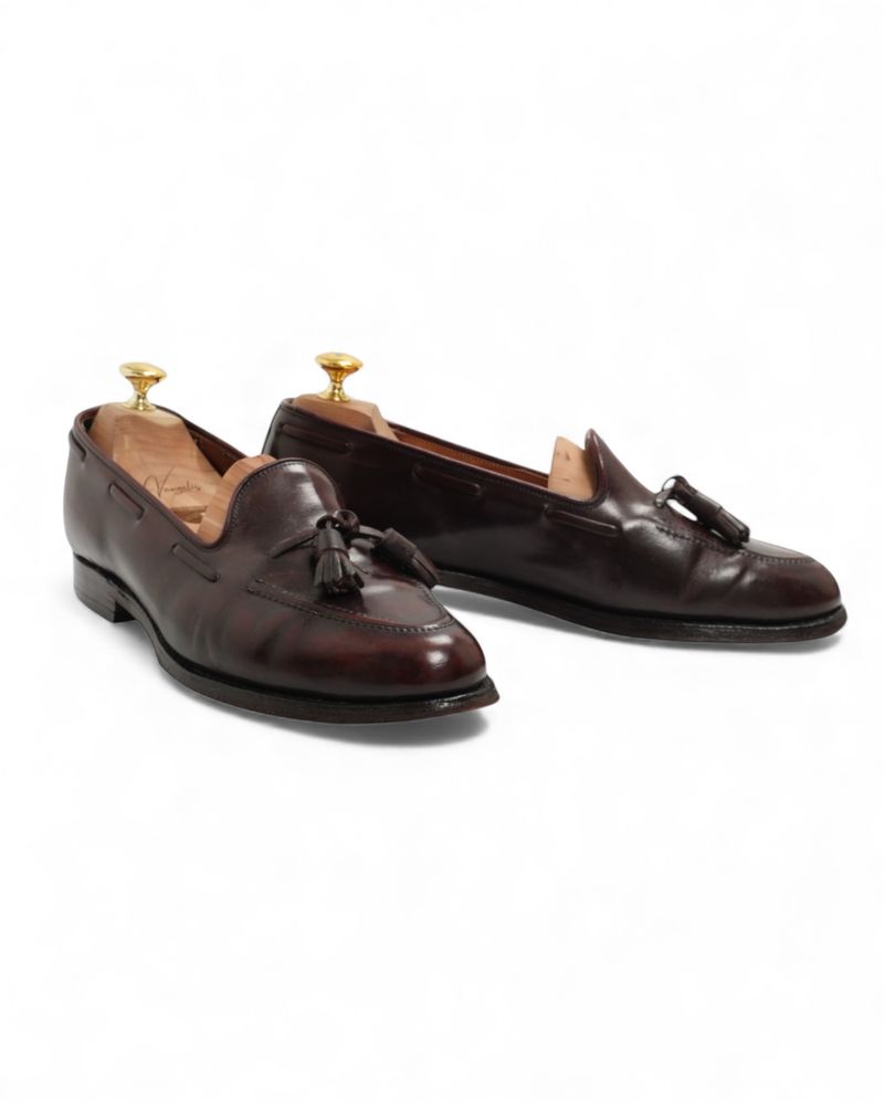 Oxblood Shell Cordovan Tassel Loafers