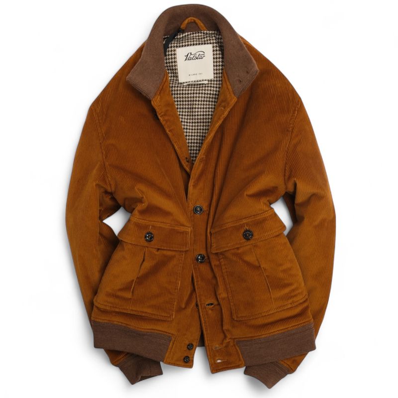 Light Brown Padded Corduroy Valstarino Jacket