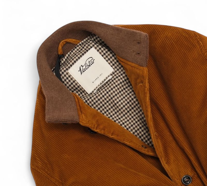 Light Brown Padded Corduroy Valstarino Jacket