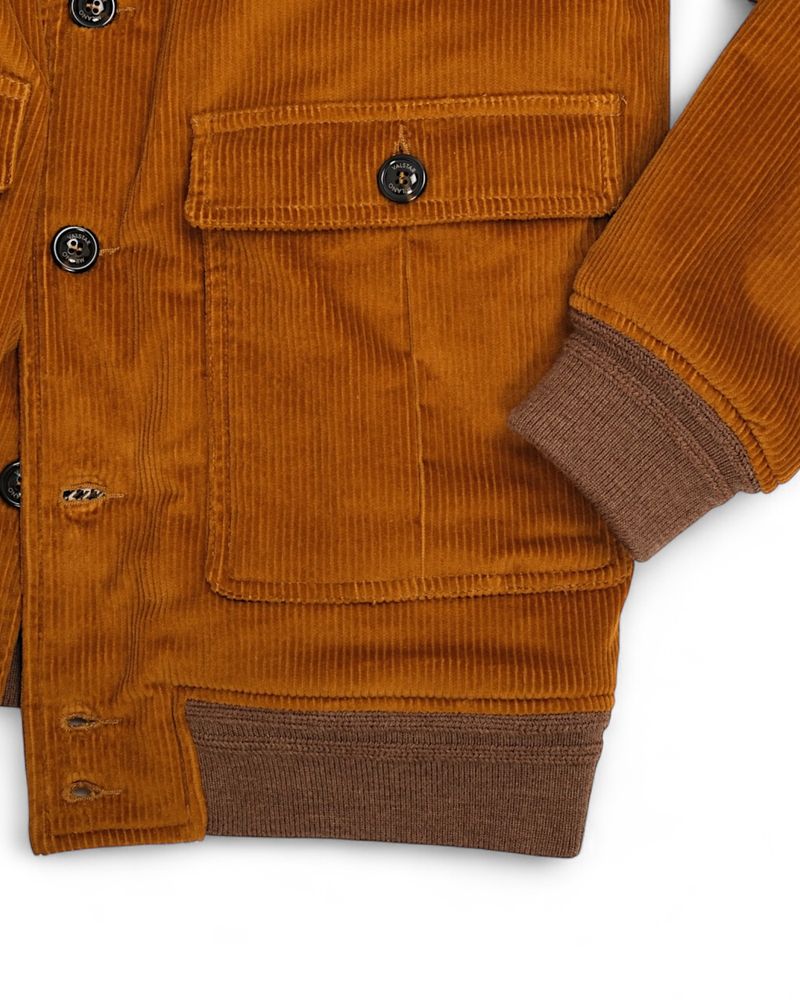 Light Brown Padded Corduroy Valstarino Jacket