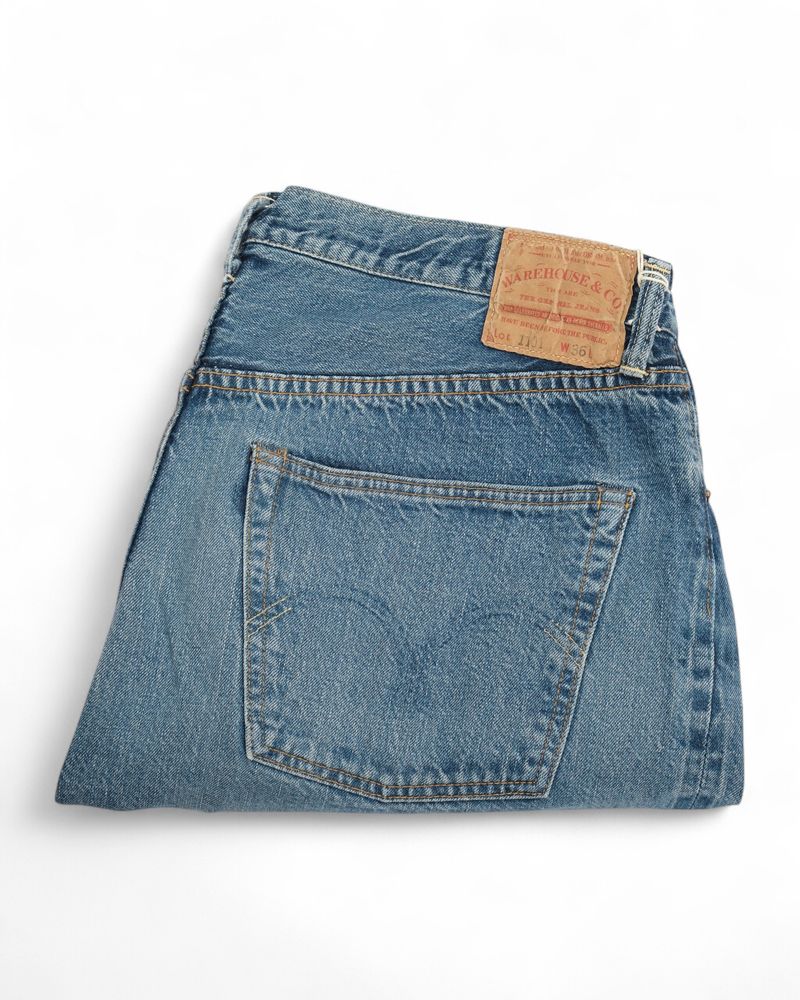 Light Blue High Rise Selvedge Denim