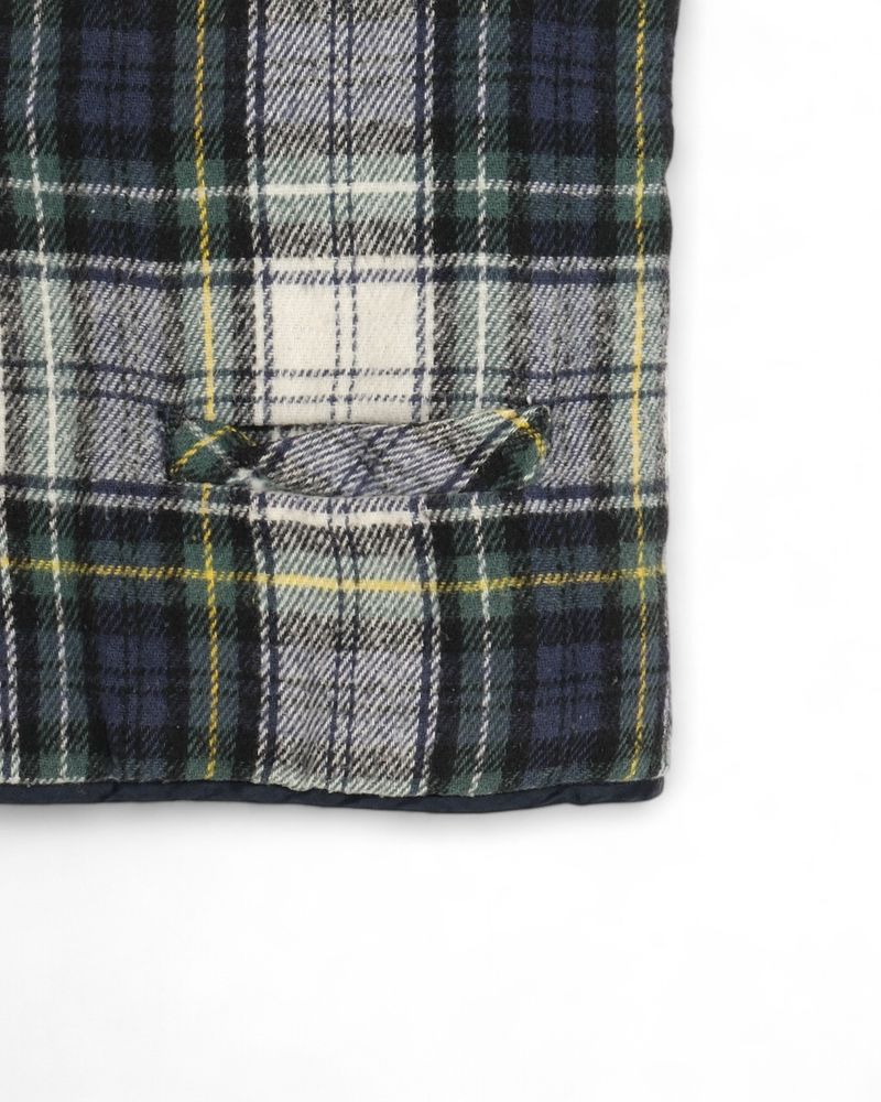Tartan Checked Wool Vest