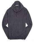 Slate Blue Cotton Polo