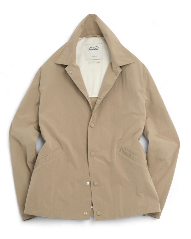 Sabbia Beige Coach Jacket by Valstar