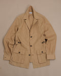 Sand Linen Safari Traveller Jacket