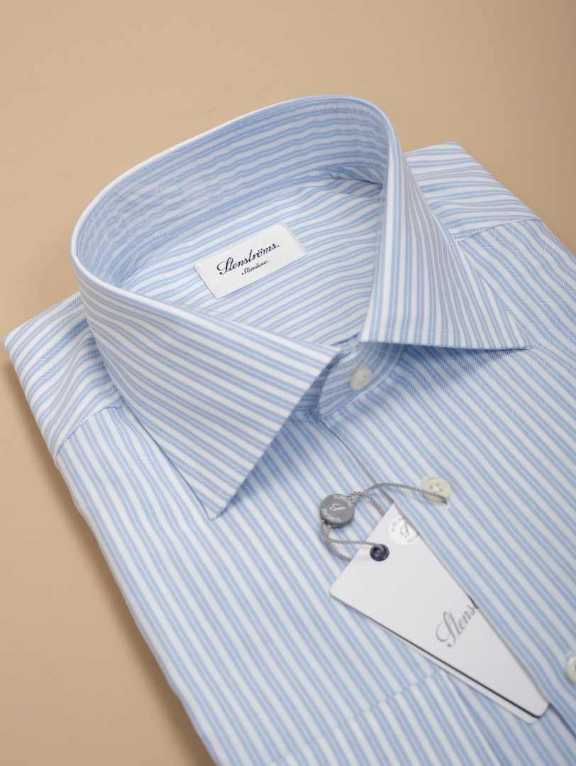 Blue/White Striped Cotton Shirt