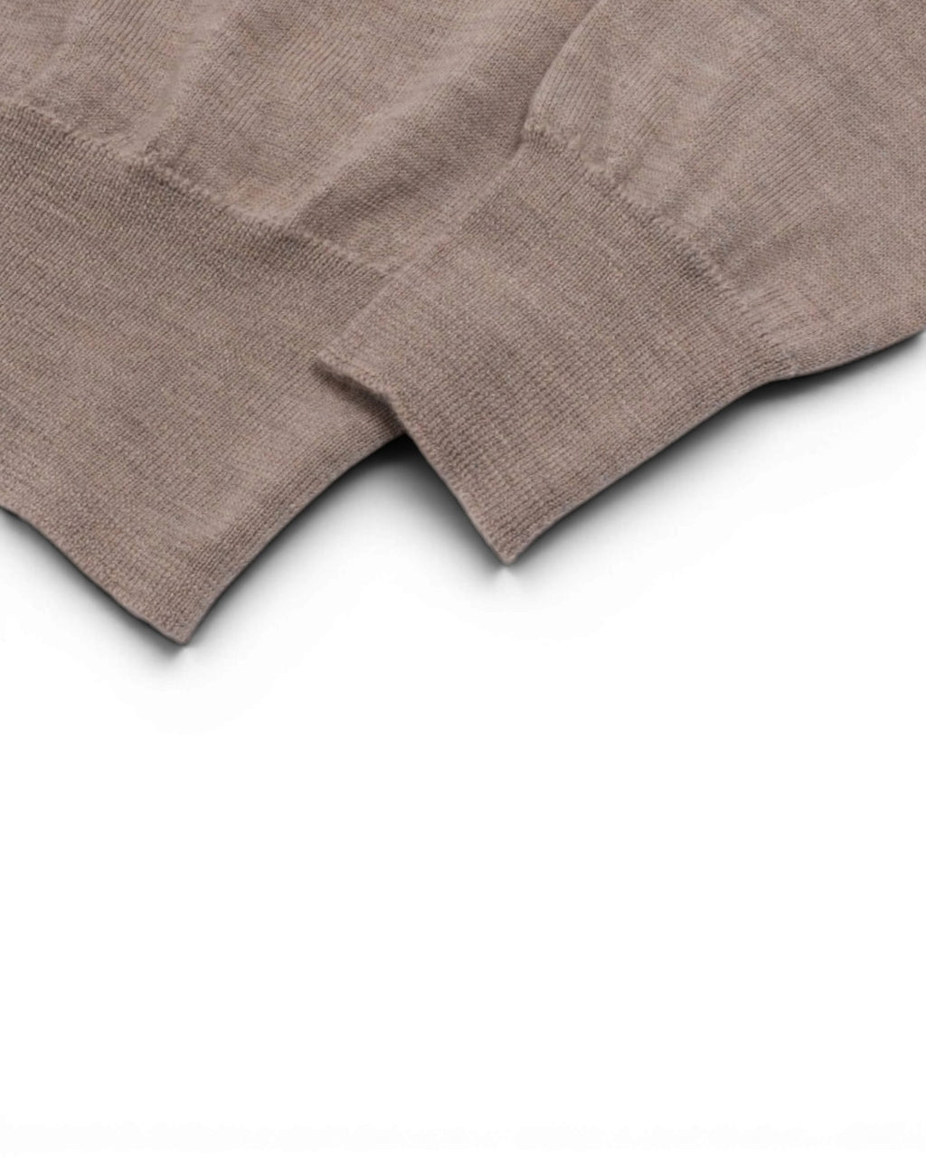 Sleeves Beige Merino Crewneck by Rubato