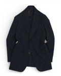 Navy Worsted Wool 3-Piece Suit