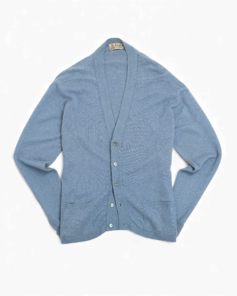 Light Blue Cashmere Cardigan
