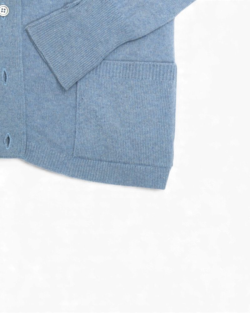 Light Blue Cashmere Cardigan