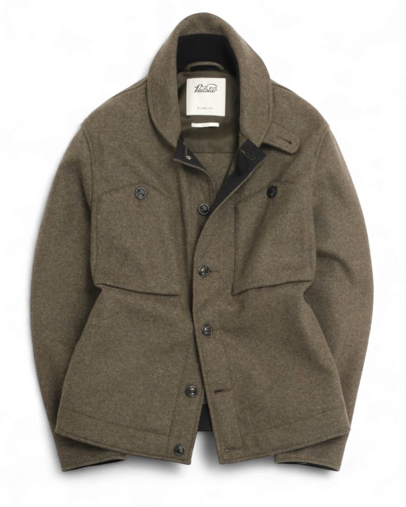 Forrest Green Flannel Deck Jacket