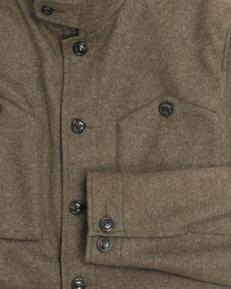 Forrest Green Flannel Deck Jacket