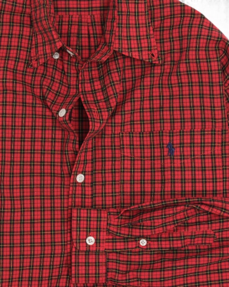 Red BD. Checked Shirt