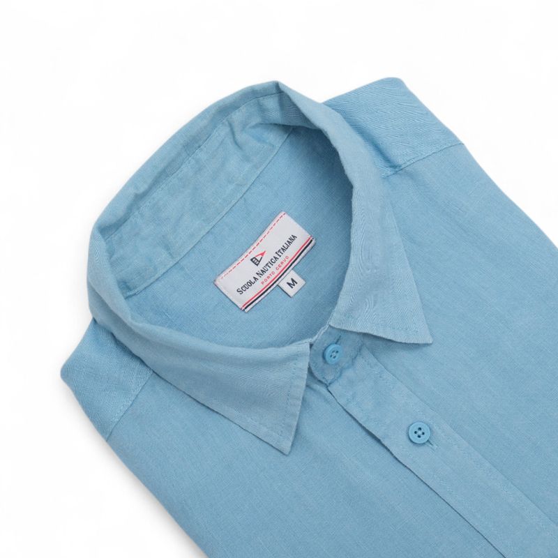 Light Blue Linen Shirt