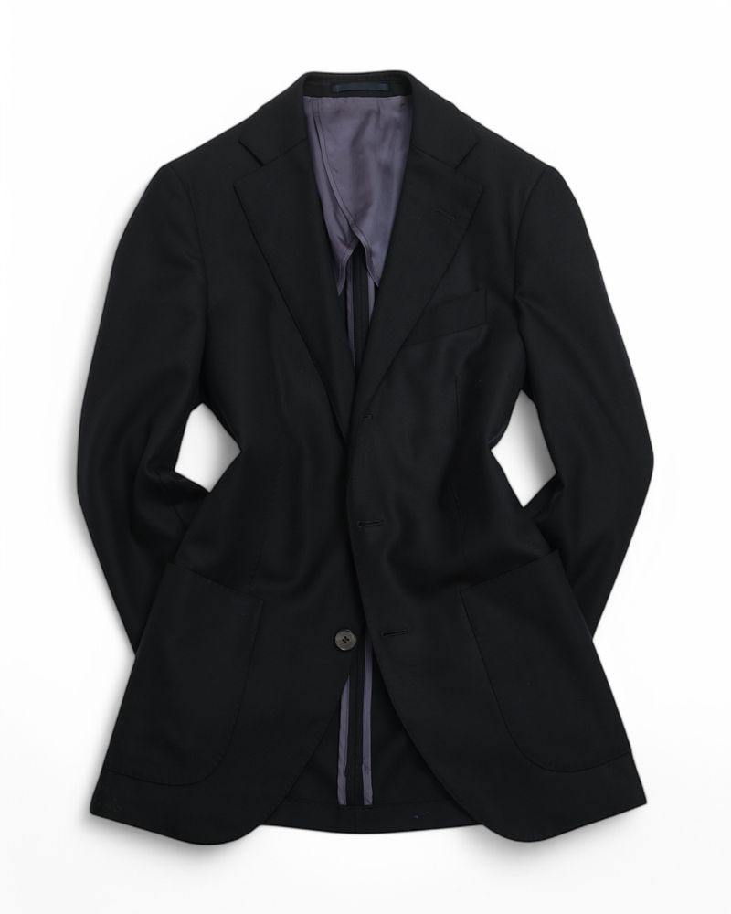 Navy Super 150's Wool & Cashmere Sports Jacket