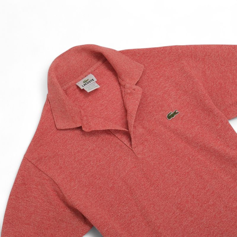 Pale Red Pique Polo