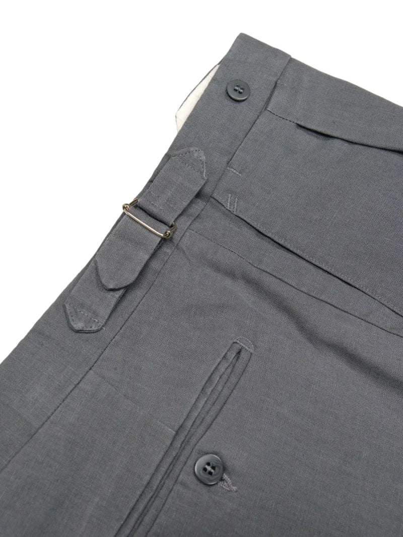 Sage High Rise Pleated Trousers