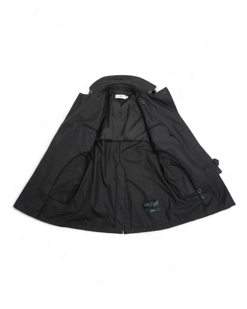 Black Belted Trench Coat