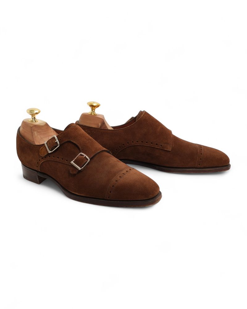 Cedar Brown Suede Mayfair Monks