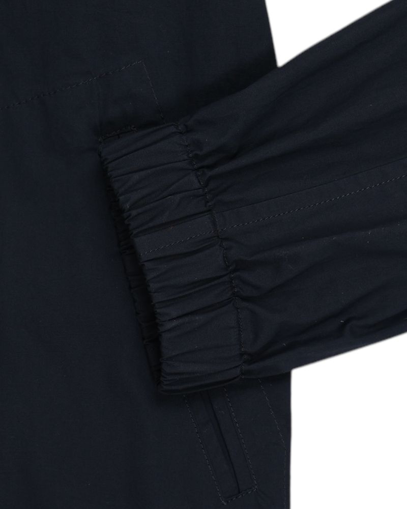 Unlined Navy Cotton Overshirt