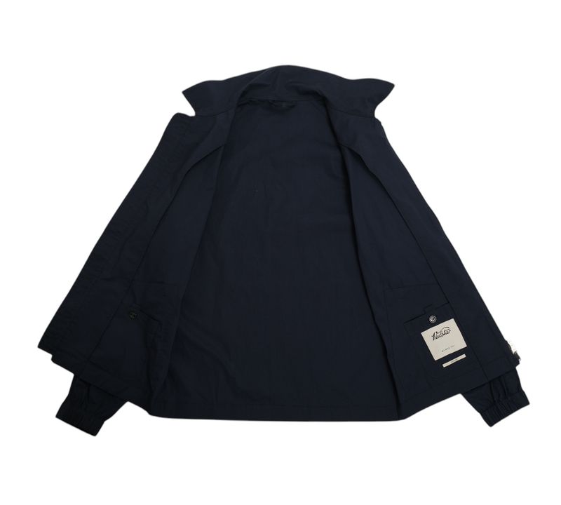 Unlined Navy Cotton Overshirt