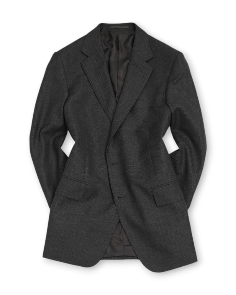Dark Grey Birdseye Suit