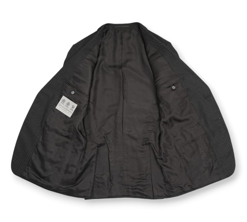 Dark Grey Birdseye Suit