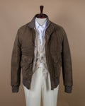 Umber Suede Flight Jacket