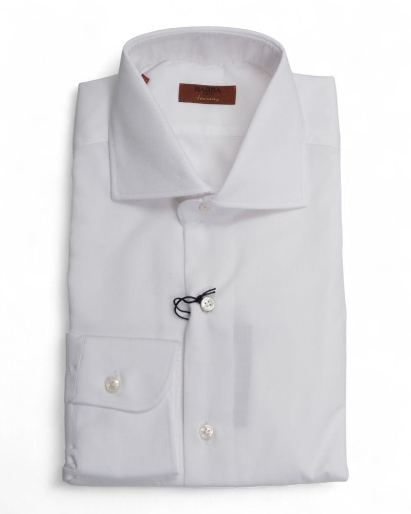 White Pinpoint Oxford Shirt