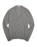 Grey Virgin Wool Cardigan