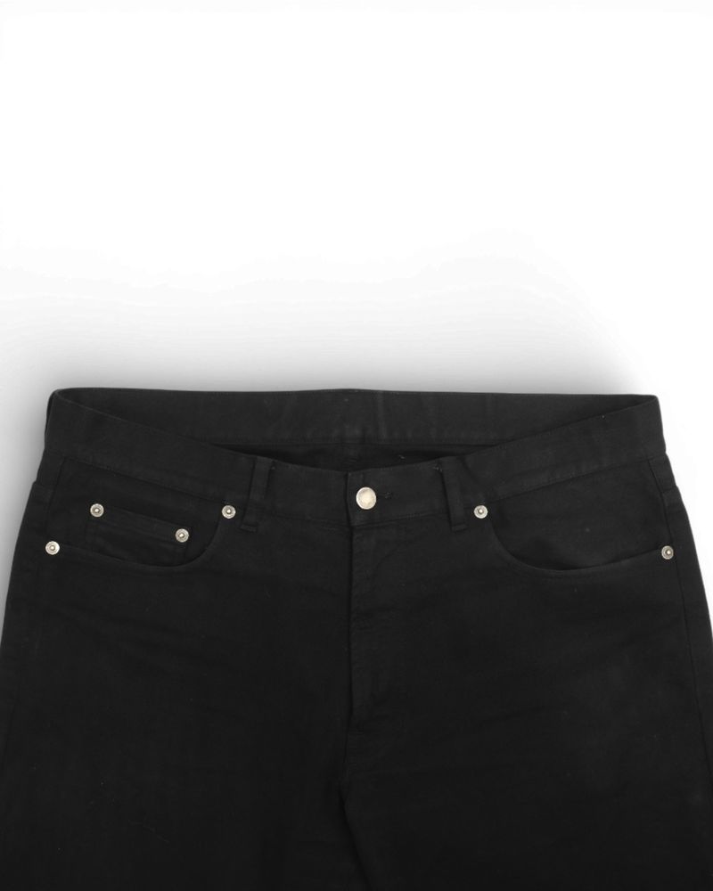 Black Twill 5-Pocket Denim