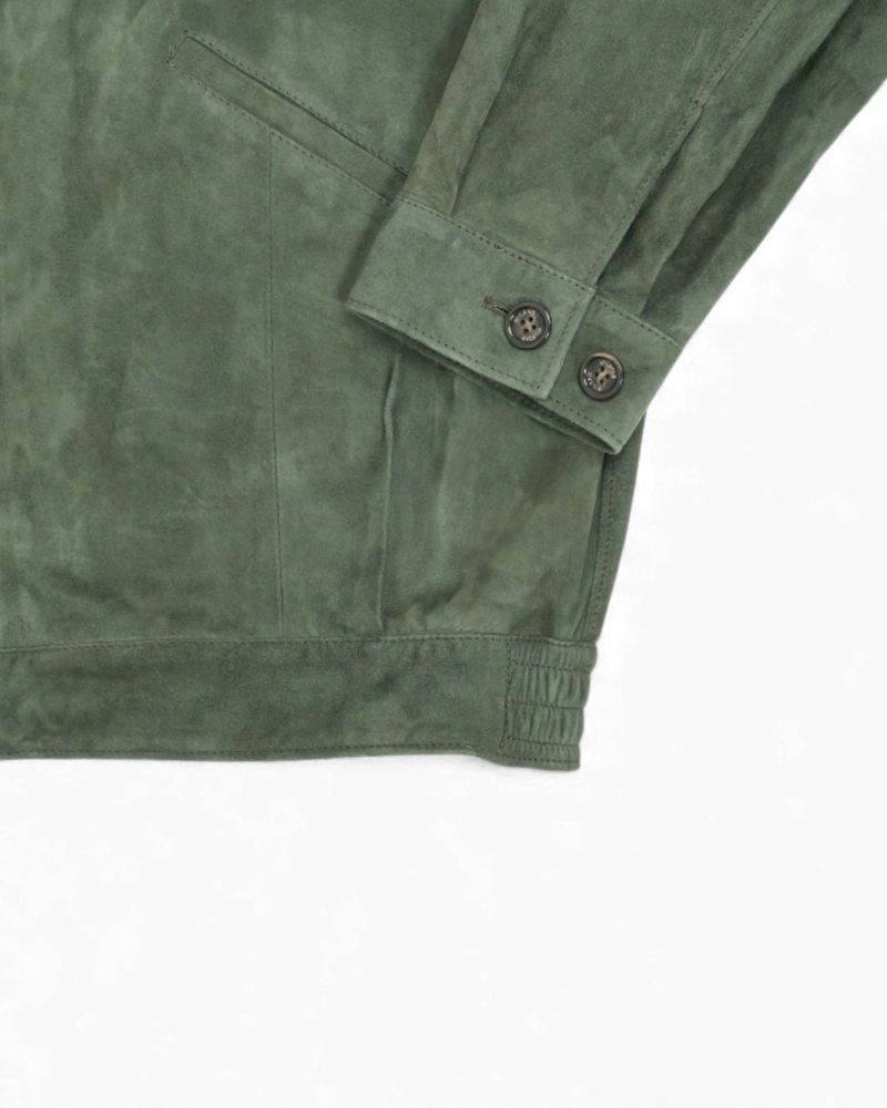 Garden Green Suede Jacket