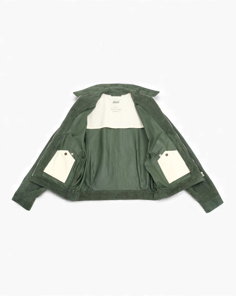Garden Green Suede Jacket