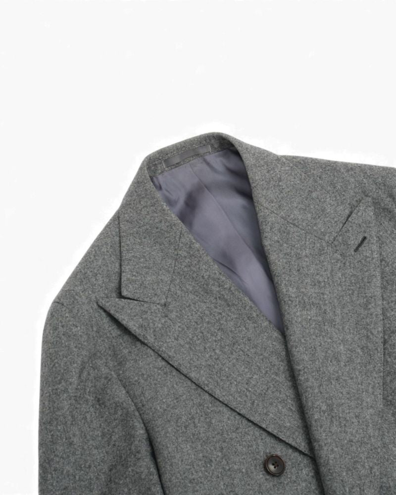 Dark Grey VBC. Flannel DB. 3-Piece Suit
