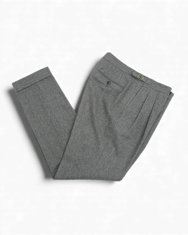 Dark Grey VBC. Flannel DB. 3-Piece Suit