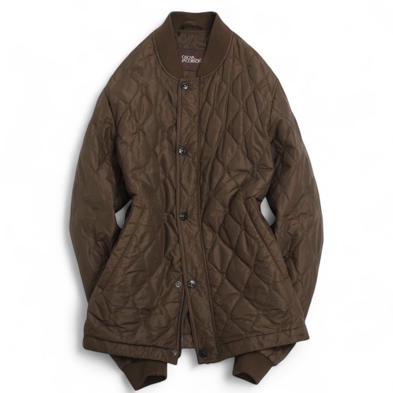 Olive Quilted Lightweight Jacket