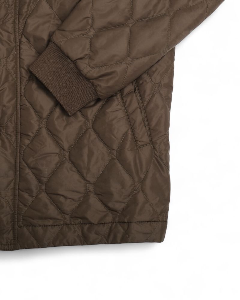 Olive Quilted Lightweight Jacket