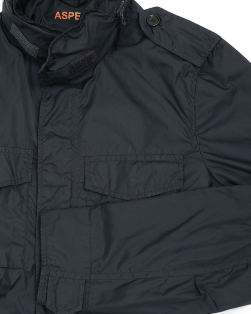 Navy Nylon Field Facket