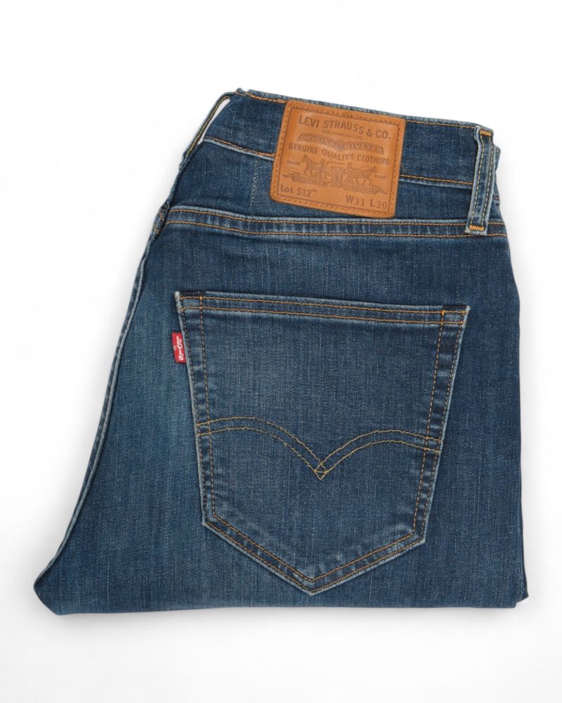 Mid Blue 5-Pocket Denim