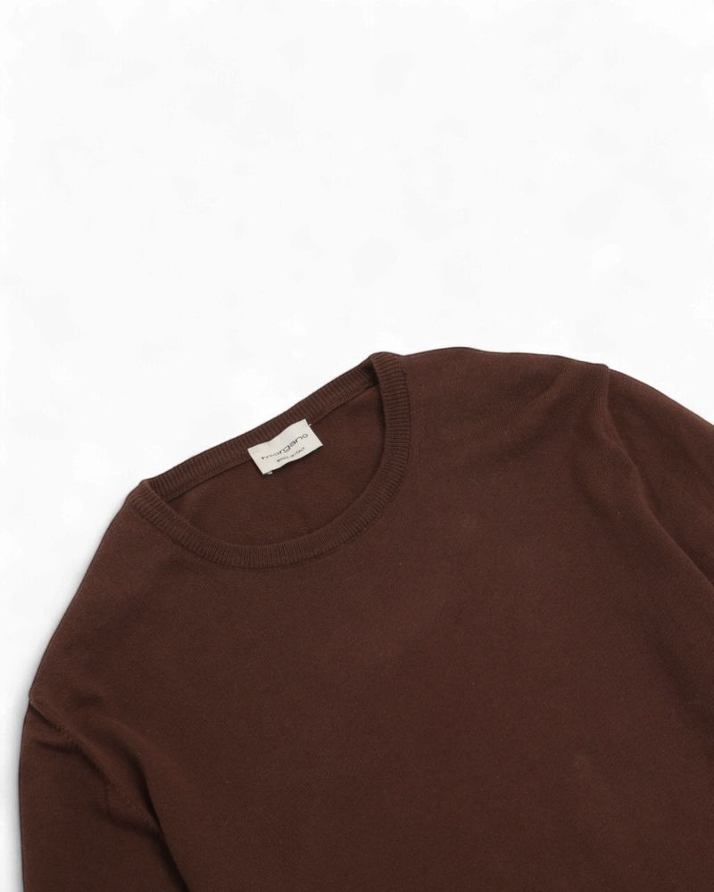 Dark Brown Crewneck Sweater