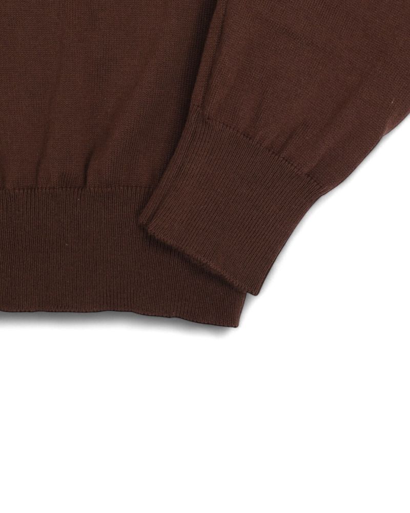 Dark Brown Crewneck Sweater