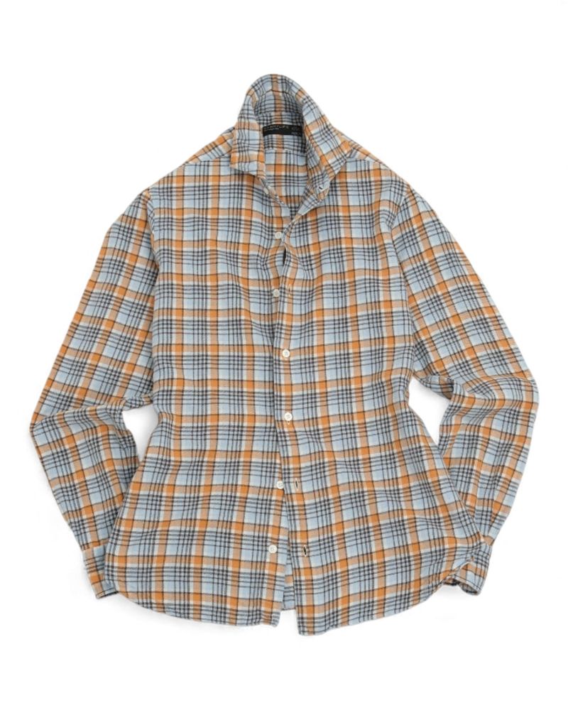 Multicolored Check Flannel Shirt